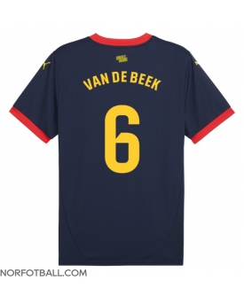 Billige Fotballdrakt Girona Donny van de Beek #6 Replika Bortedrakt 2024-25 Kortermet